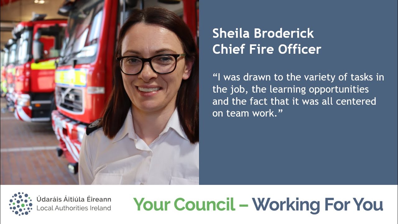 Sheila Broderick, Chief Fire Officer, talks about her role