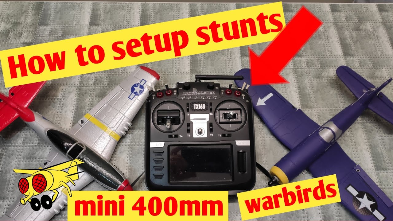 How to bind Eachine mini part 2 to Radiomaster TX16s mustang P-51D 400mm RC plane mini T-28 trojan