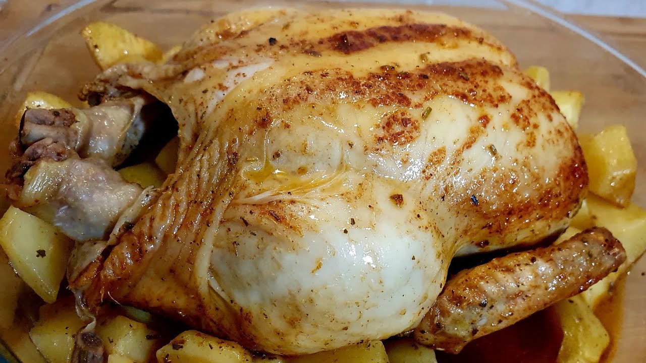 POLLO CON PATATE IN MICROONDE CON SACCHETTI CUKI