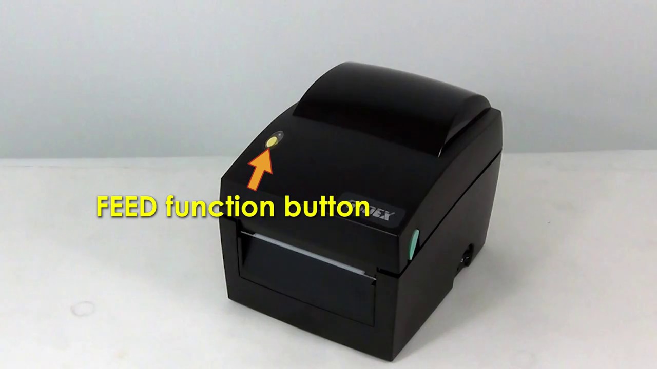 Калибровка принтера этикеток Godex DT4x