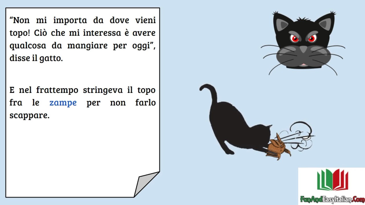 Dal contesto alle parole #2: IL GATTO E LO STRANO TOPO