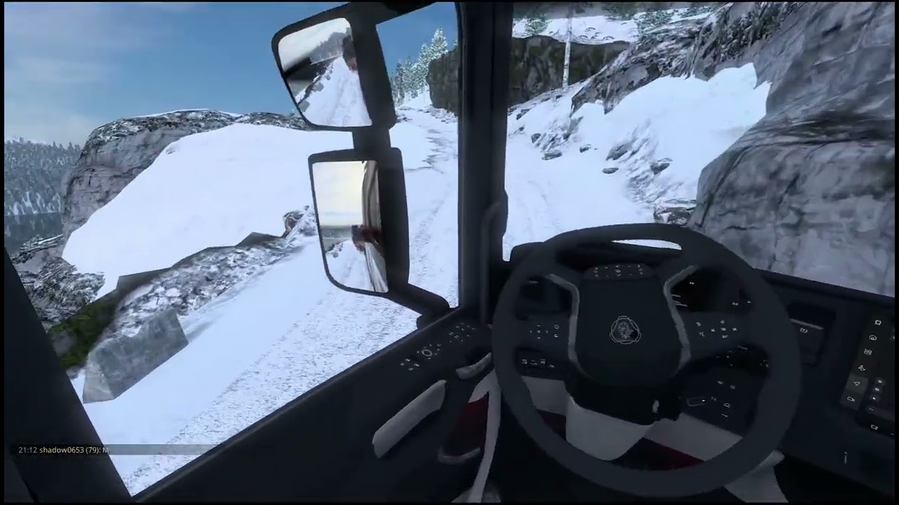 Euro Truck Simulator 2 Promods Kirkenes Road Climbing TMP w/Beam Eye Tracker