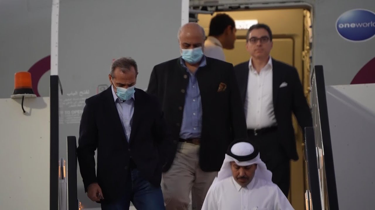 Former US prisoners in Iran arrive in Qatar