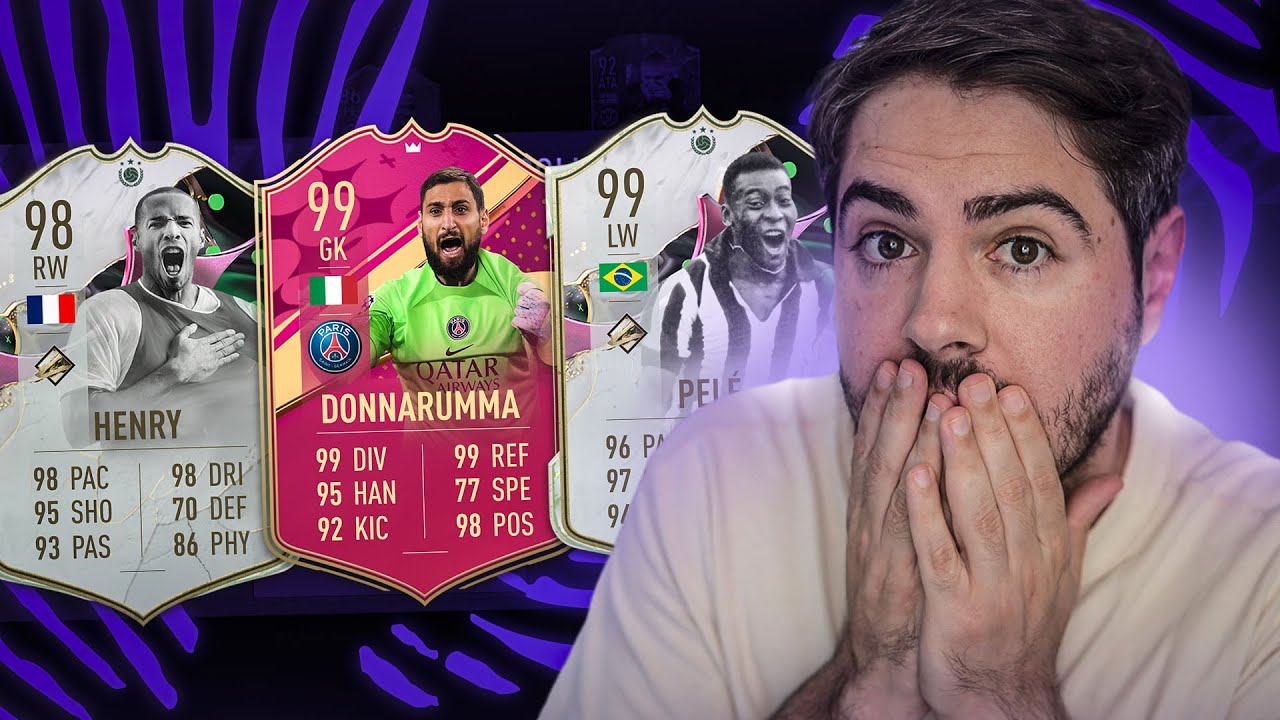 PELÉ 99 COM DONARUMMA 99 E HENRY 98!!! SUPER FUT DRAFT FIFA 23