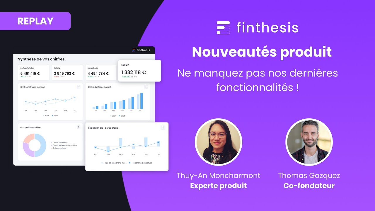 Replay Webinaire Nouveautés Produit Finthesis : Ne manquez pas nos dernières fonctionnalités !