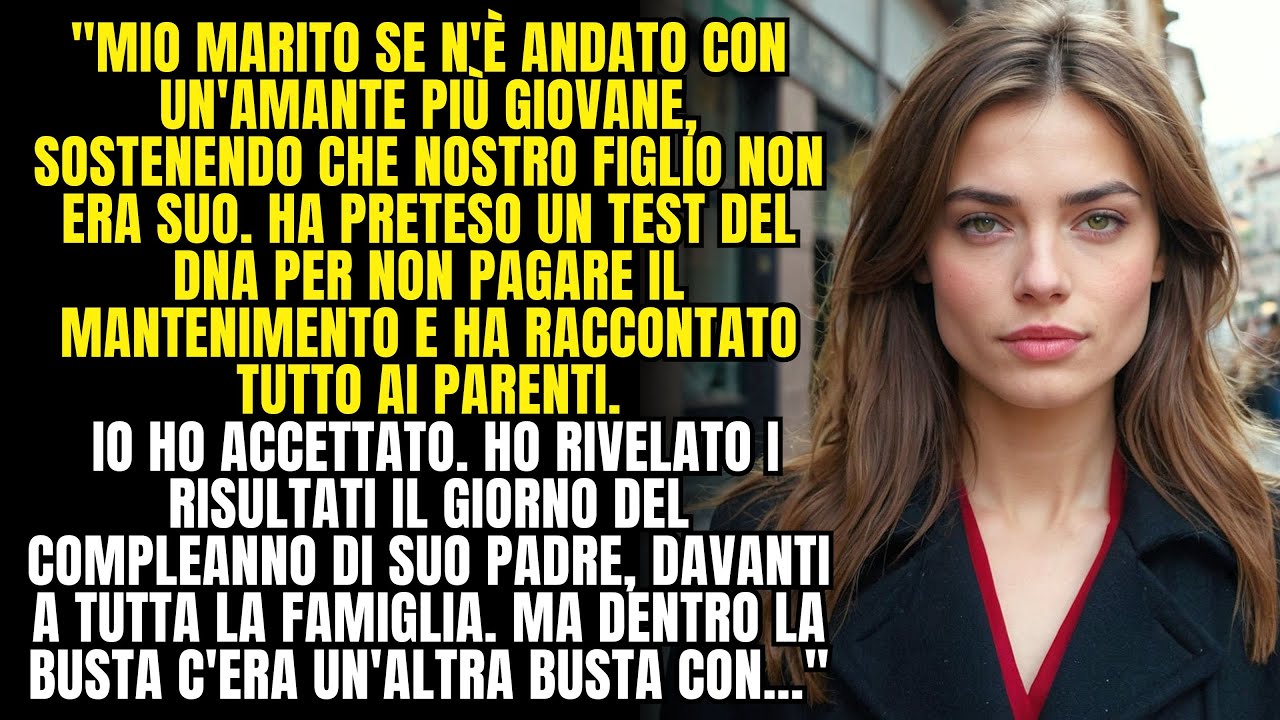 Mio marito ha preteso un test del DNA.Io ho aperto i risultati il giorno del compleanno di suo padre