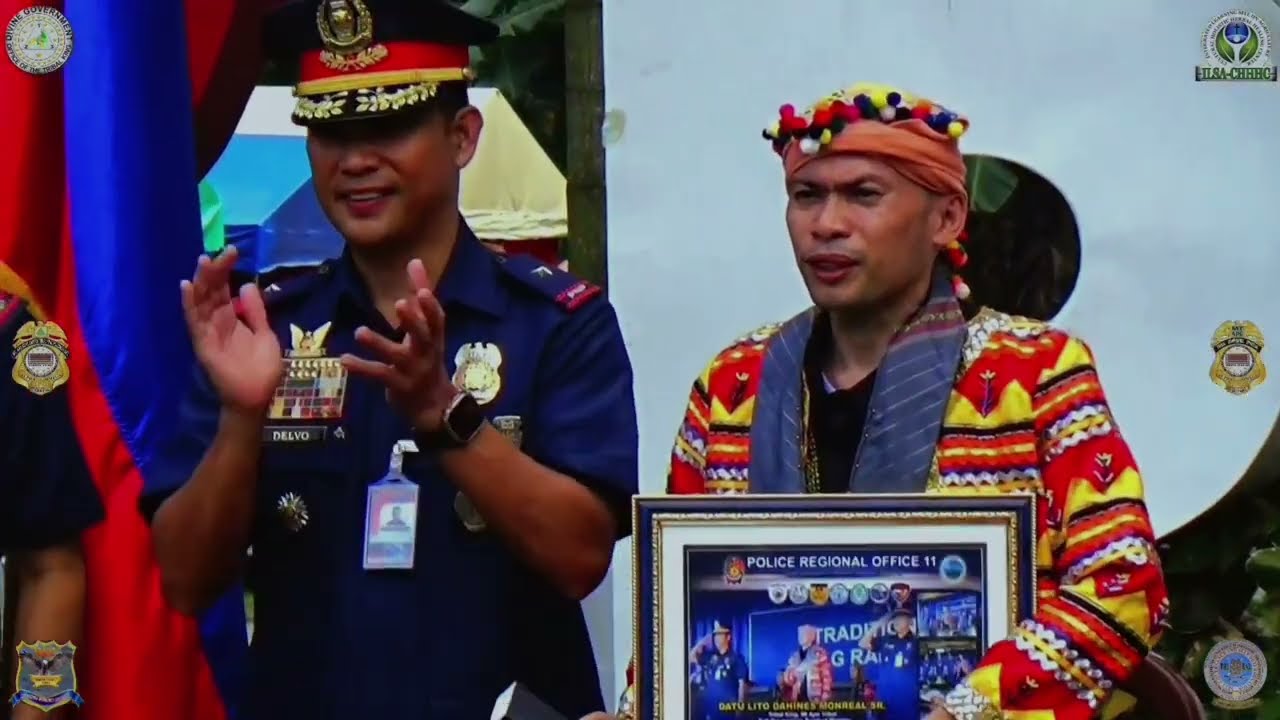 TribalKing Ch/BP BGEN Datu Lito D Monreal Strong Partnership with the PNP PRO 11