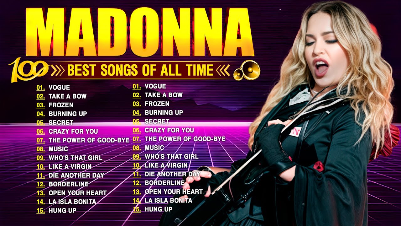 Madonna Greatest Hits Playlist ~ Best Songs of Madonna ~ Madonna Music Hits Collection #madonna