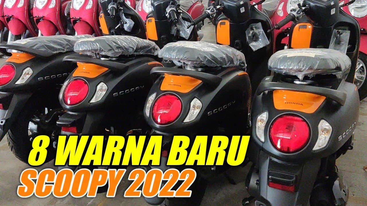 WARNA SCOOPY 2022 || 8 PILIHAN WARNA SCOOPY 2022