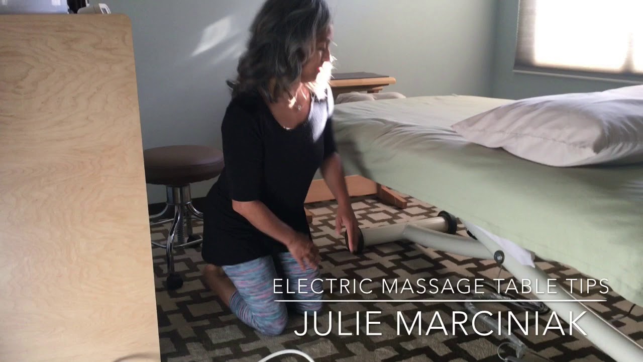 Tips about your electric massage table (we like the Earthlite Ellora)