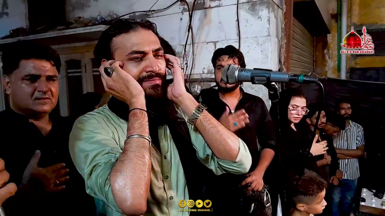 Hai Waqt e Azaan | Noha Khuwan Raza Hassan Sadiq | 4 Muharam 1445 Haideri Medaan ,Texali Gate Lhr.