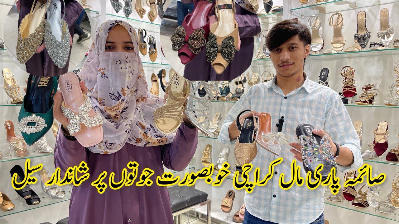 Saima pari mall karachi | Beautiful trendy footwear par Sale offer @Zainab_khan02 
