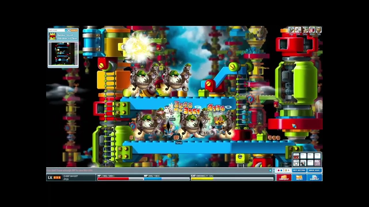Maplestory Classic Training: Love this Spot!