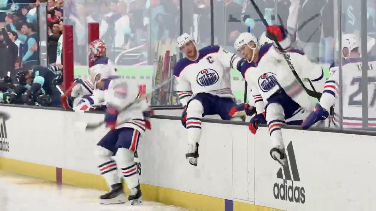 NHL 24 (Oilers Franchise Mode) Oilers @ Kraken-Overtime Winner!
