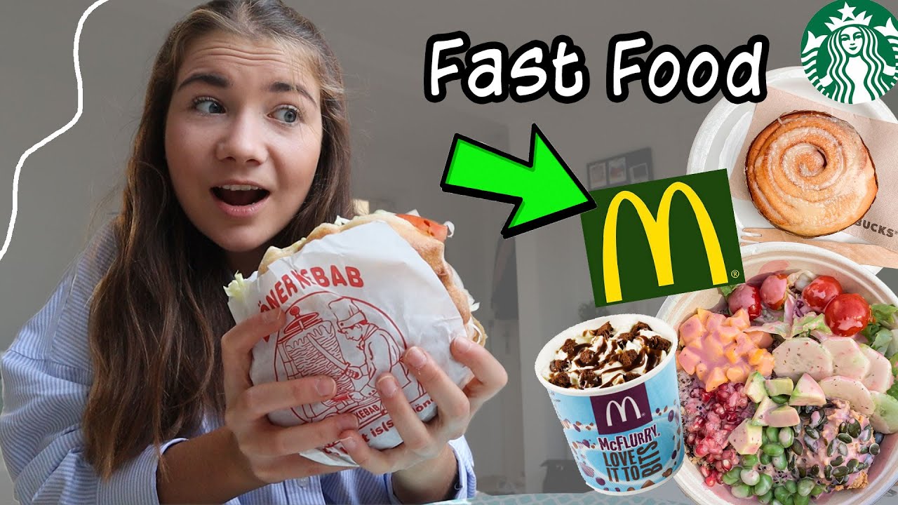 Einen Tag lang NUR FAST FOOD ESSEN!