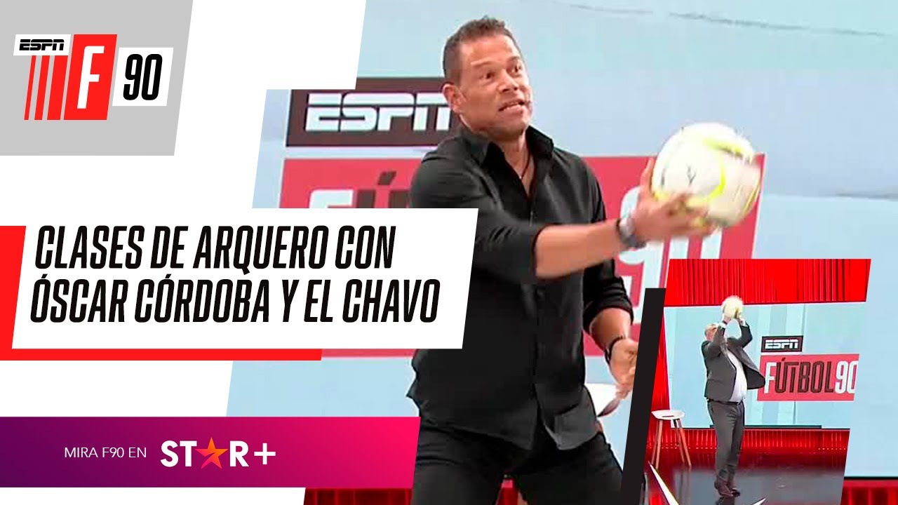 ¡CLASES DE ARQUERO con Óscar Córdoba y el Chavo en #ESPNF90!