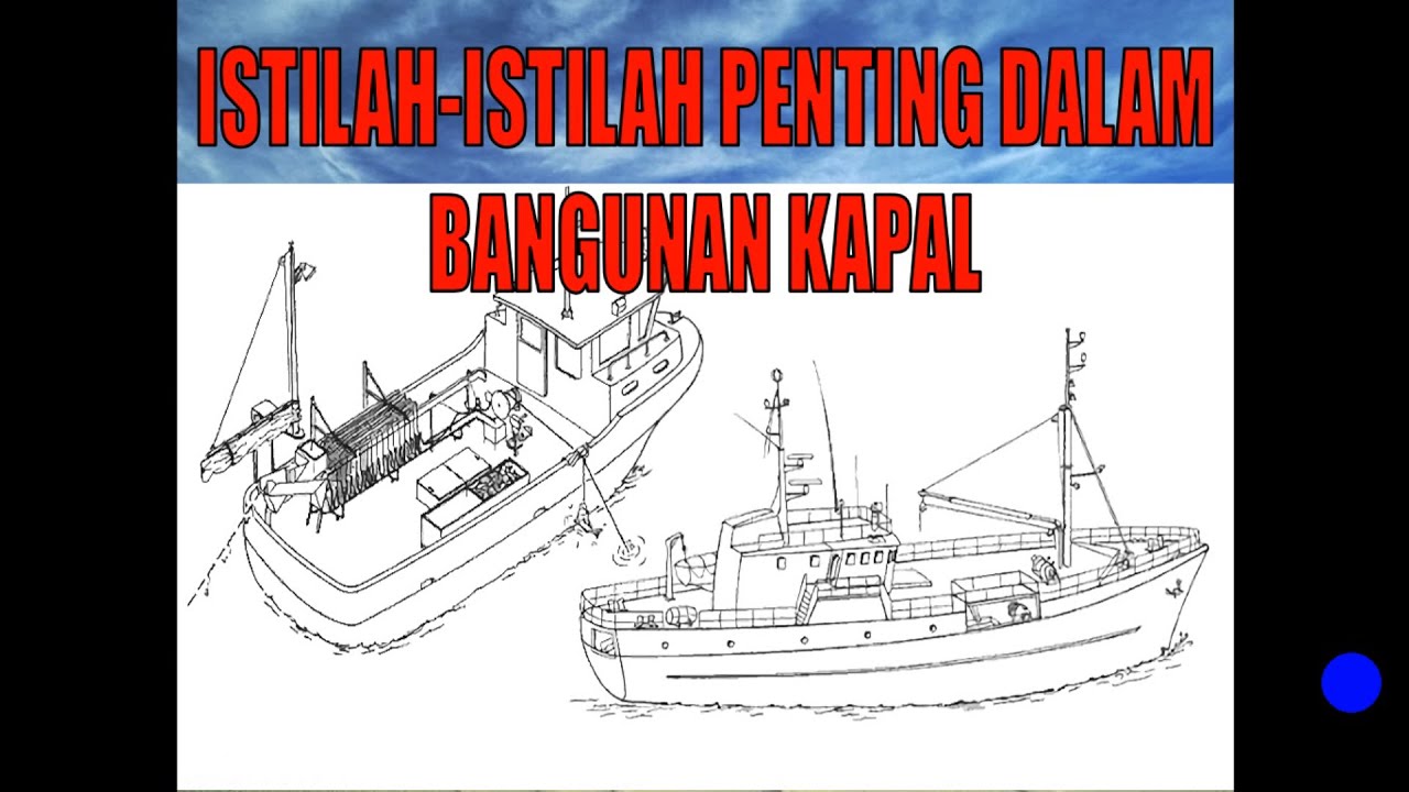Istilah-istilah Penting Bangunan Kapal (Geladak, Ruang Pemisah, Linggi, Kemudi, Kamar Mesin, Palka.