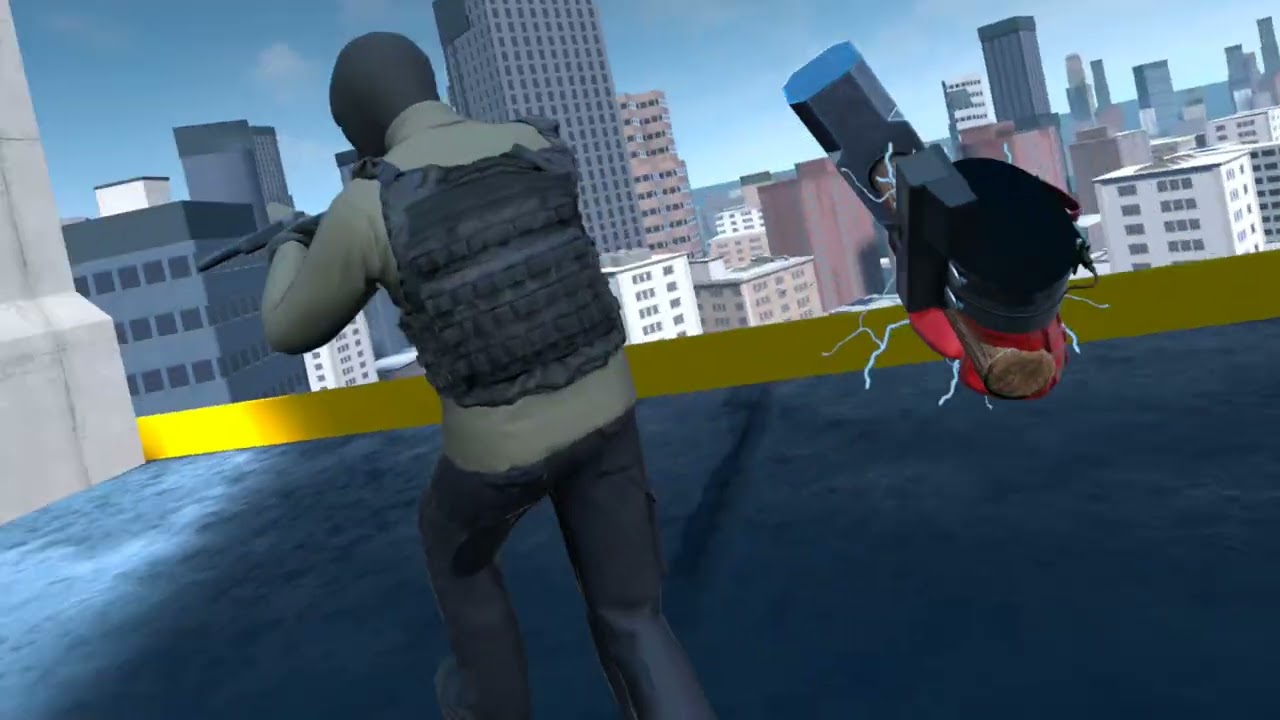Playing battle glide