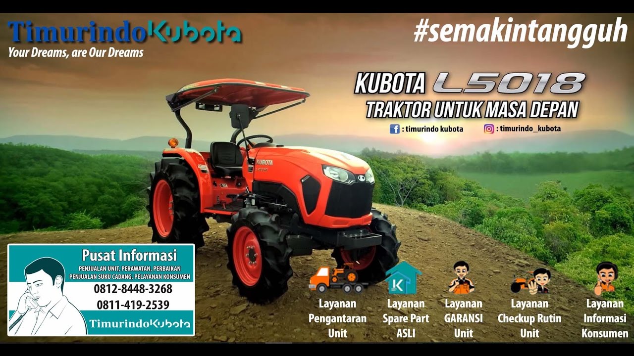 New Kubota Tractor L5018