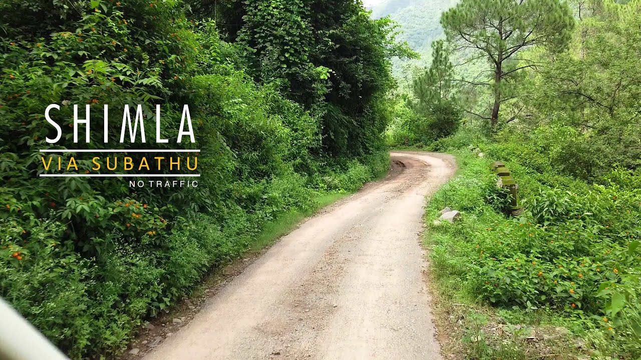 Chandigarh To Shimla (NEW ROUTE) | Shimla via Subathu | Beautiful Drive | Long Drive