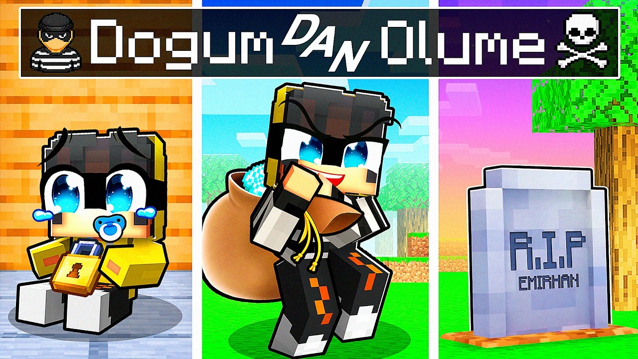 Doğumdan Ölüme Hırsız Hayatı! 💀 | Minecraft