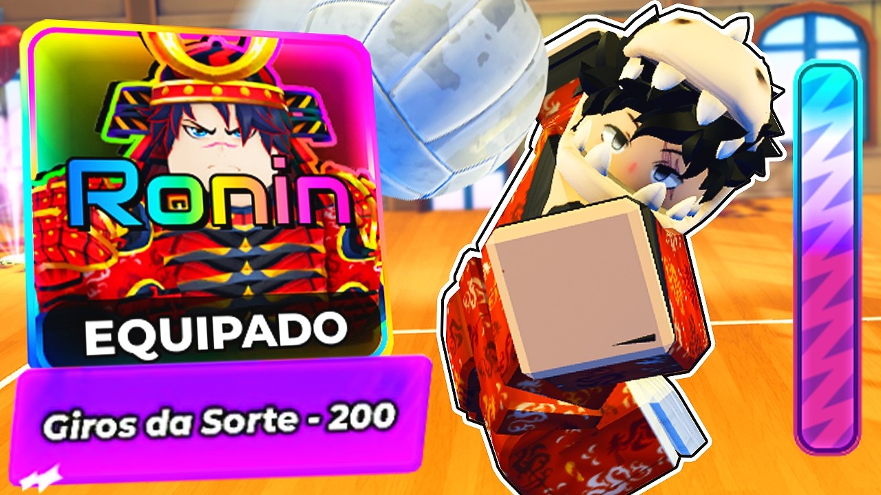 Volleyball Legends: Gastei 200 Giros da Sorte pra Pegar o Novo ULTRA RONIN