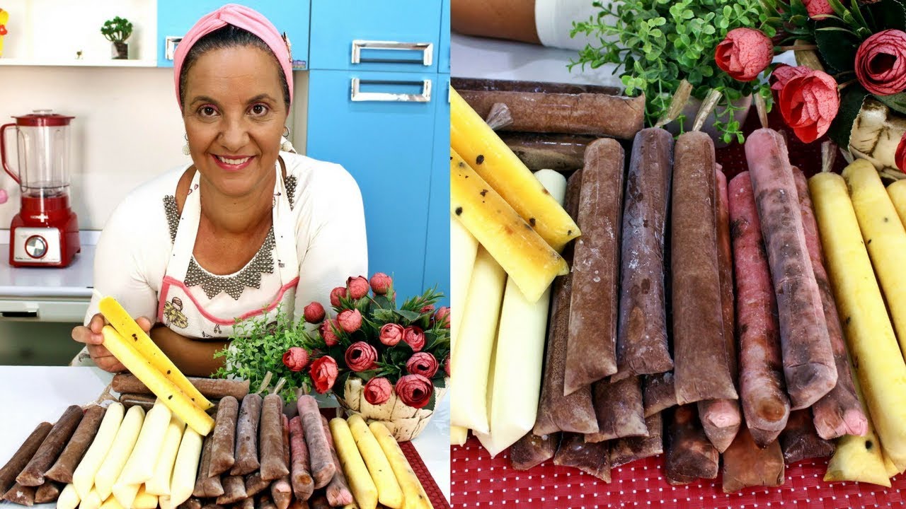 RECEITAS INÉDITAS DE GELADINHOS GOURMETS - SACOLÉ - JUJU - DIN DIN - CHUP CHUP