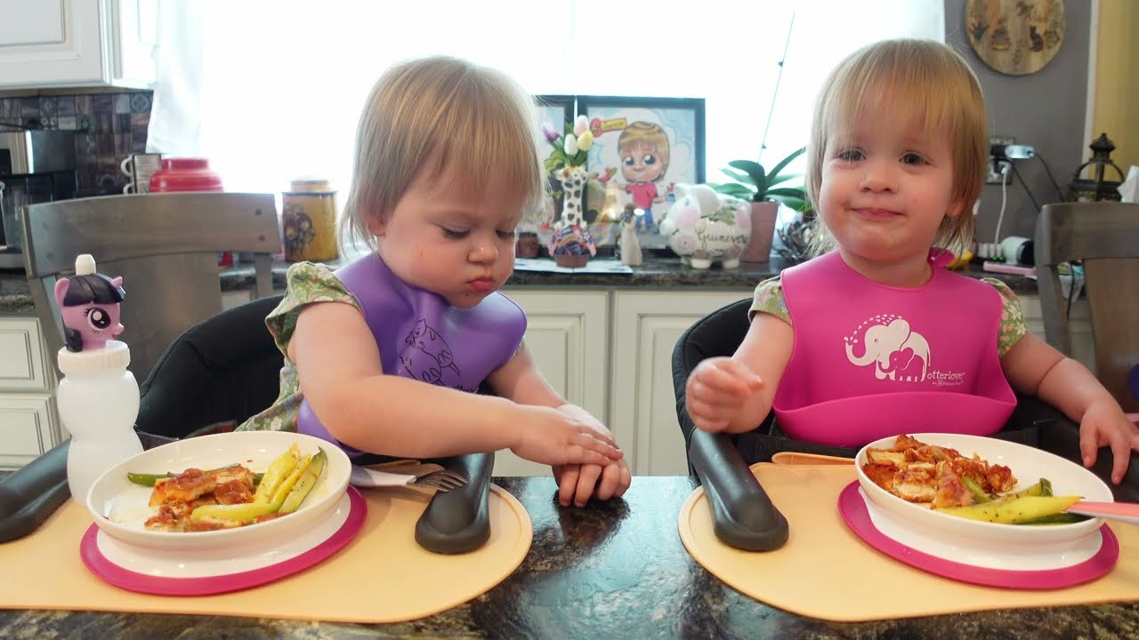 Twins have wedding leftovers