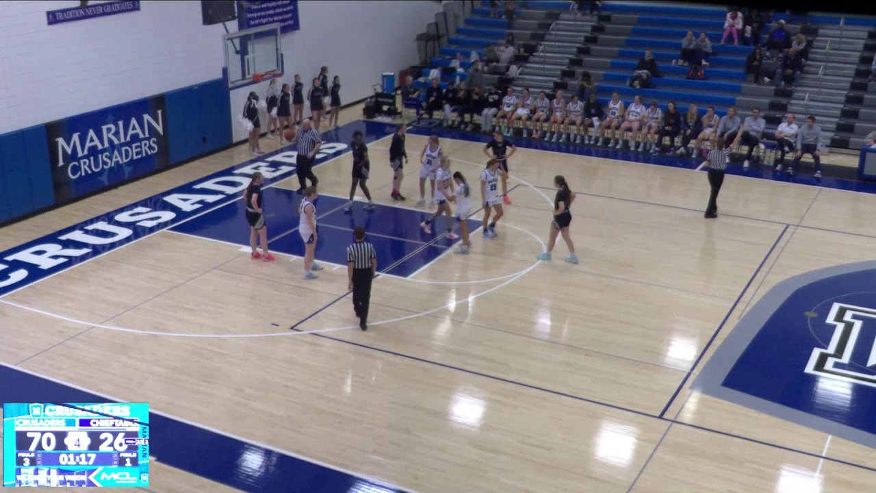 Marian High School vs Bellevue East High School Womens Varsity Basketball