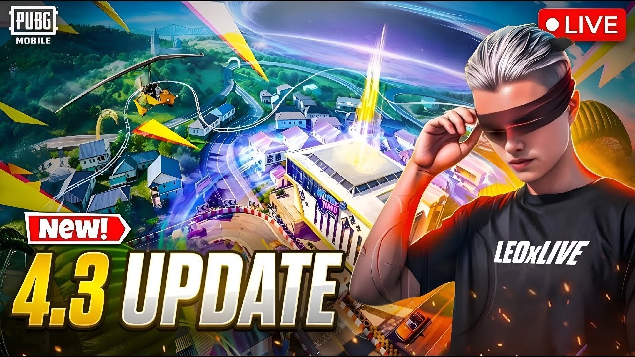 Let's explore 4.3 Update|New update PUBG l Aggressive Rank Push| Leo is live
