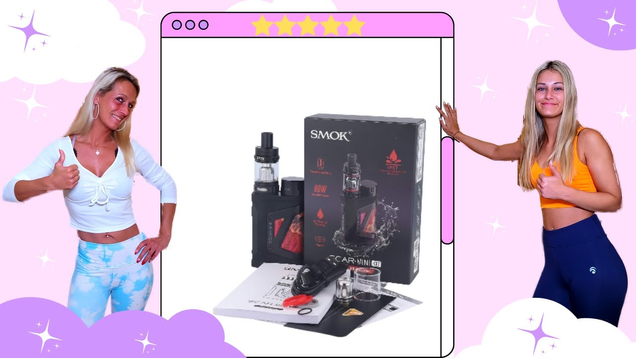 Su und Mimi&acute;s Livestream wir testen: Smok Scar Mini E-Zigaretten Set