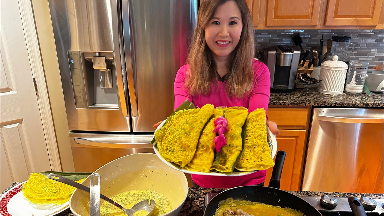Let’s Eat Banh Cheav [Banh Xeo Vietnamese] Somaly Khmer Cooking