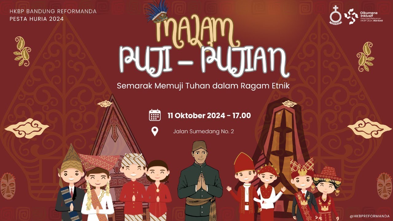 Malam Puji-Pujian | Pesta Huria 2024 HKBP Bandung Reformanda