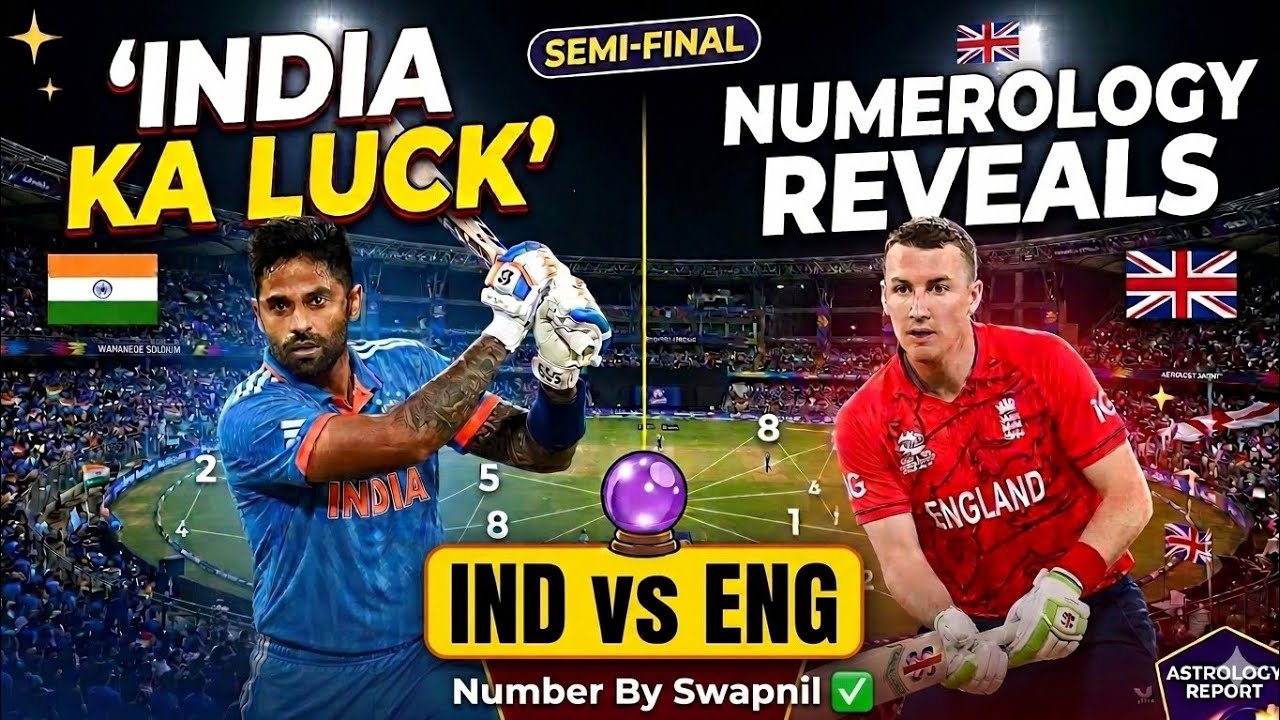 IND vs ENG Semi-Final: 2022 ka Badla! 🇮🇳 | 5 March 2026! ​#IndVsEng #SemiFinal2026