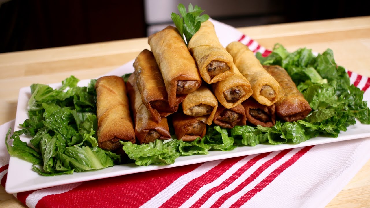 How to make Bourek / Meat Egg Rolls (Assyrian Food)
