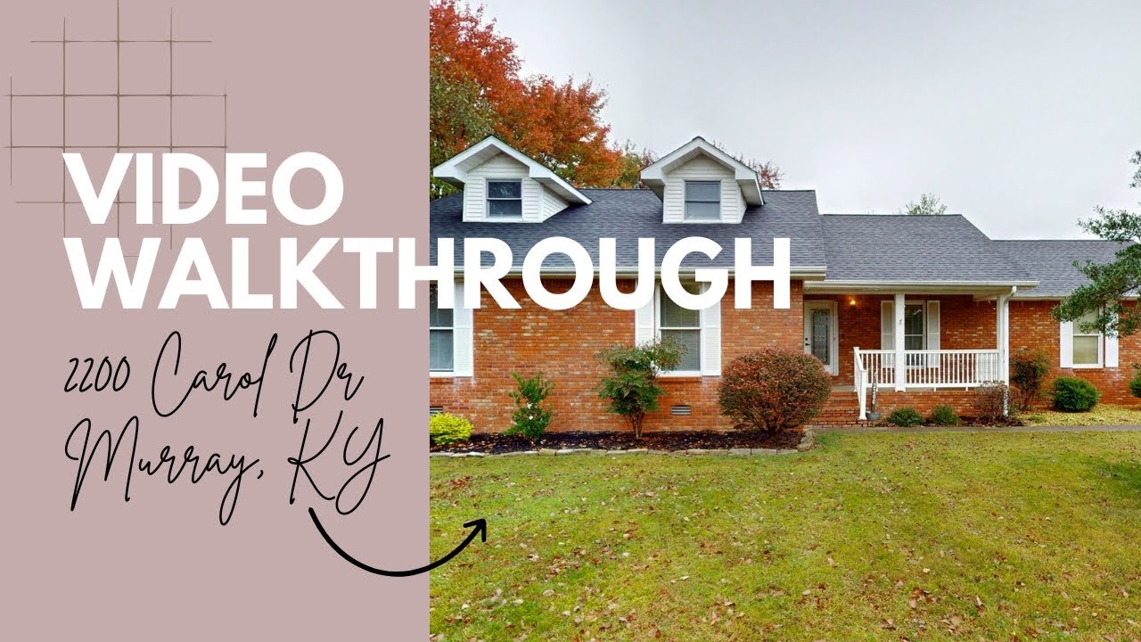 Spacious Two-Story Home in Murray, Kentucky: A Complete Property Walkthrough