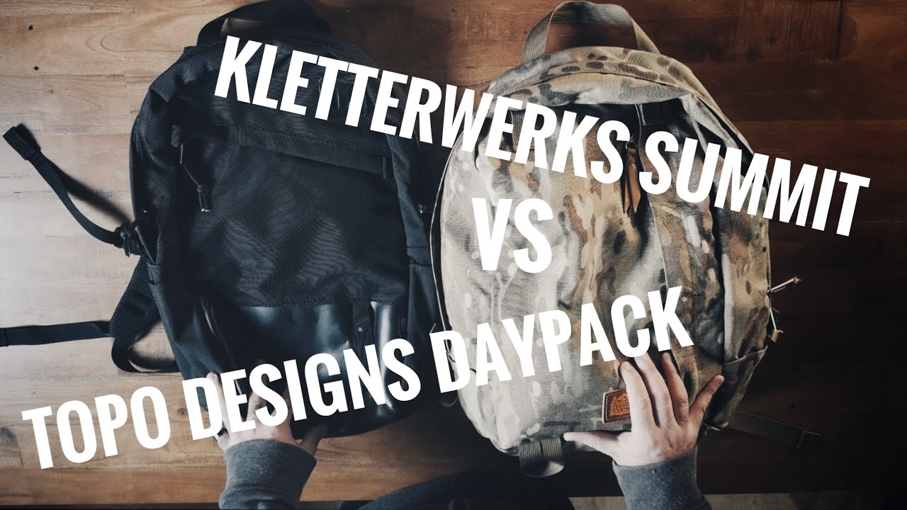 Kletterwerks Summit 20 VS Topo Designs Daypack: 2 Epic EDC legends! (Seoul Day trip Load-out)