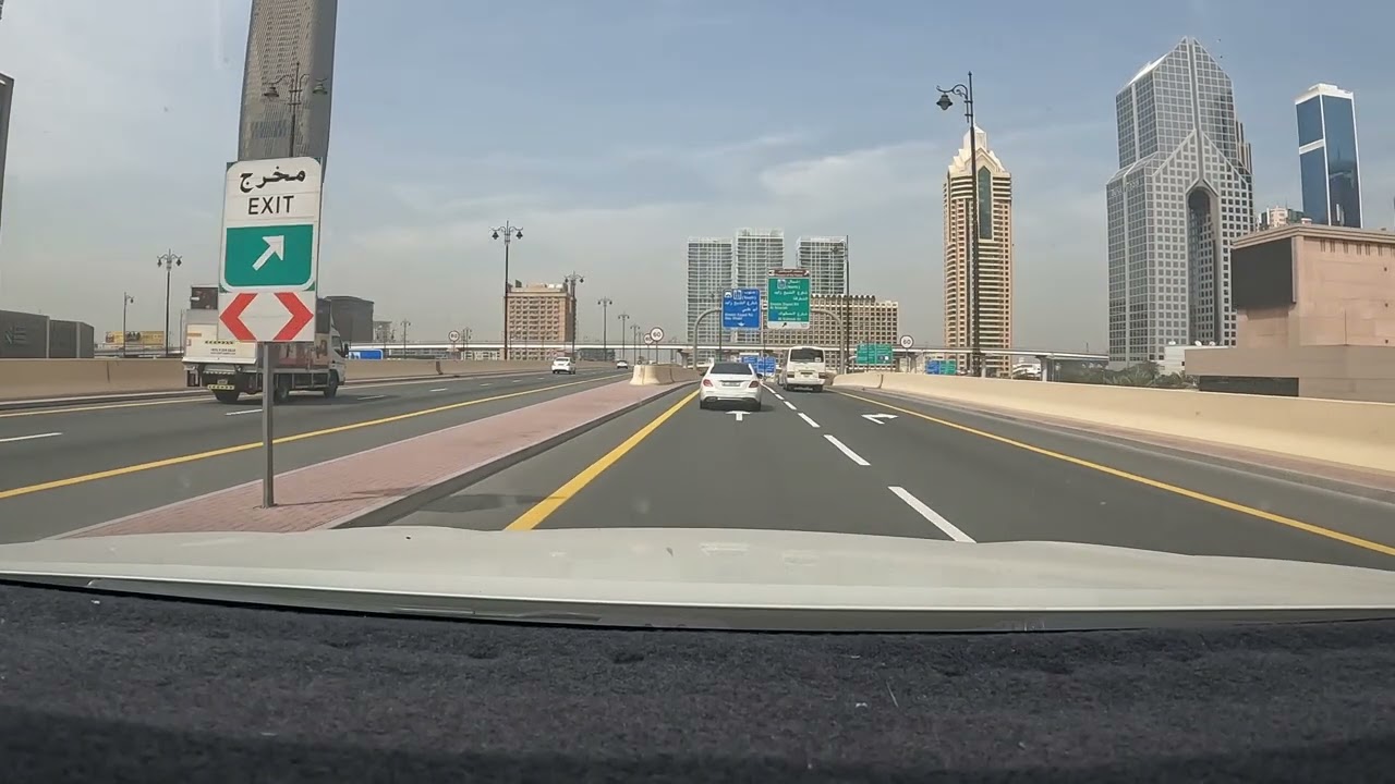 Beautiful Dubai Sheikh Zayed Road