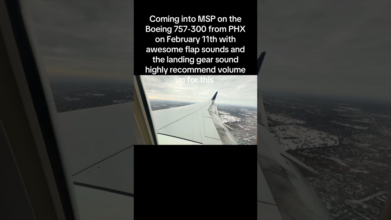 Coming into @MSPIntlAirport on the @Boeing 757-300 from @PHXSkyHarbor #windowseat #wingview 