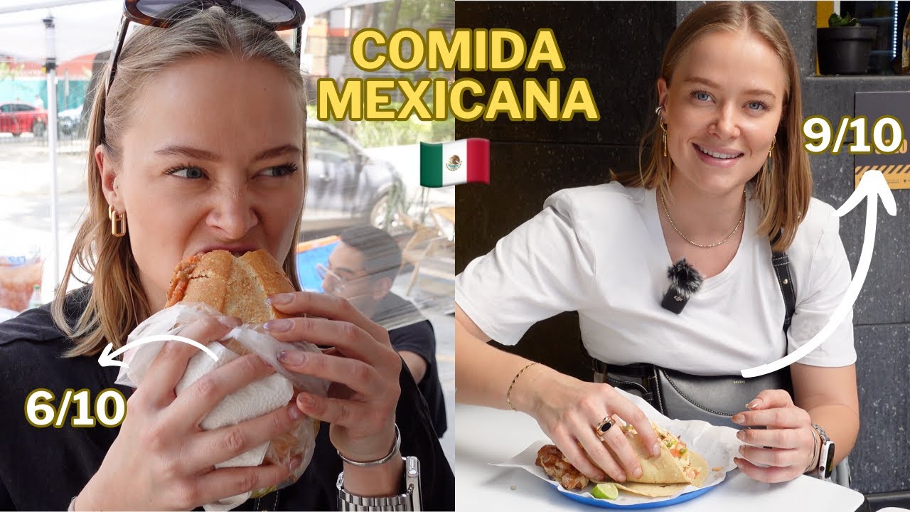 FRANCESA probando TODA SU COMIDA MEXICANA FAVORITA en la CDMX  🇲🇽