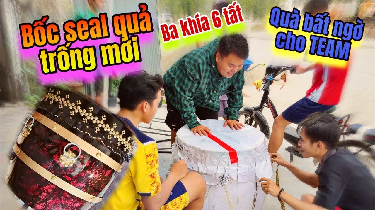 [ Vlog LSR ] Bóc Seal Quả Trống Mới Toanh Vừa Cập Bến Team Hoàng Nghĩa 