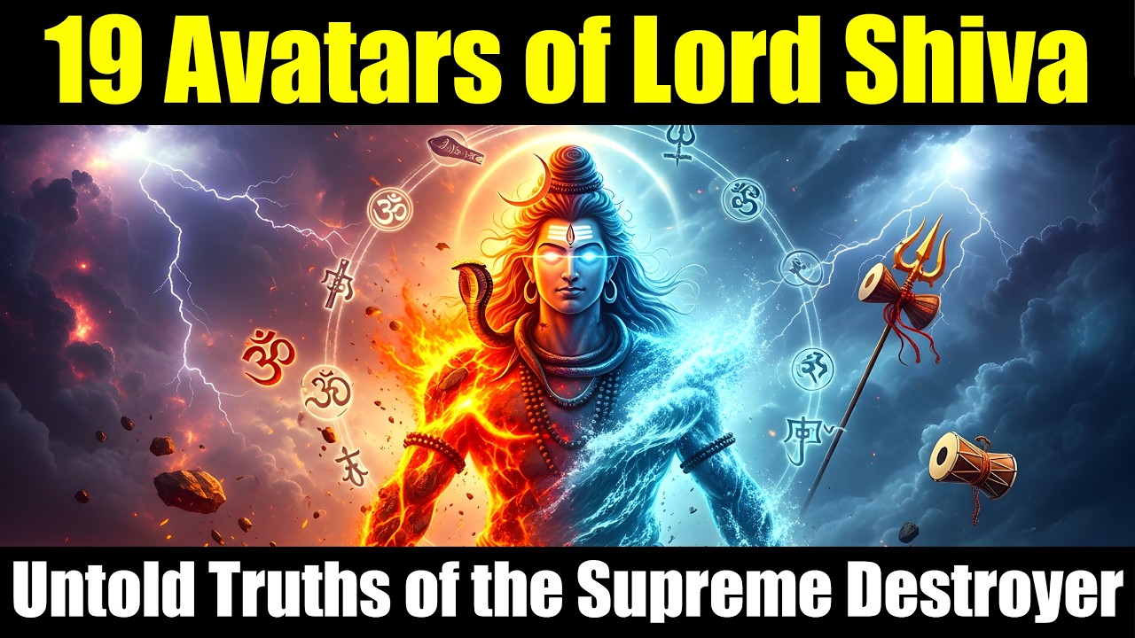 19 Avatars of Lord Shiva: Untold Truths and the True Story of the Supreme Destroyer