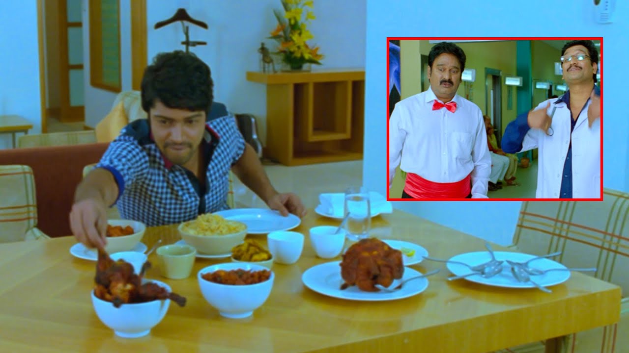 Why are you eating like that | Allari Naresh & Krishna Bhagavaan Telugu Comedy Scene | @BhaleChitralu