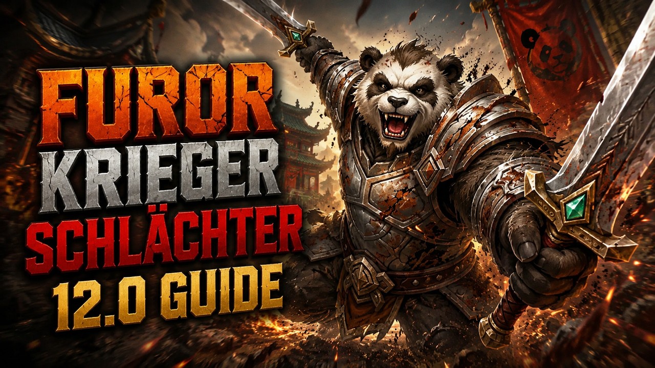 Furor Krieger Schl&auml;chter Guide 12.0.5🔥Neues Furor Krieger Build | Mytisch Plus🔥Brokken