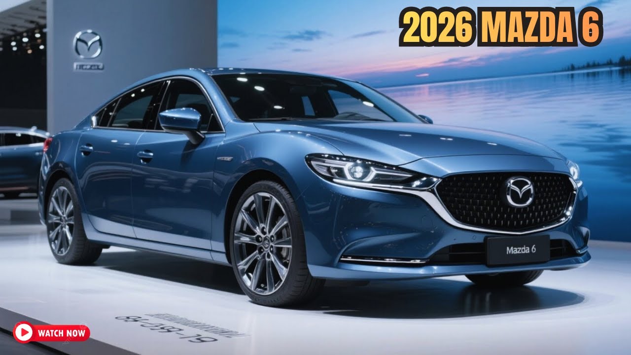 2026 Mazda 6 - captivating design, enjoyable driving experience, and limitless modern technology