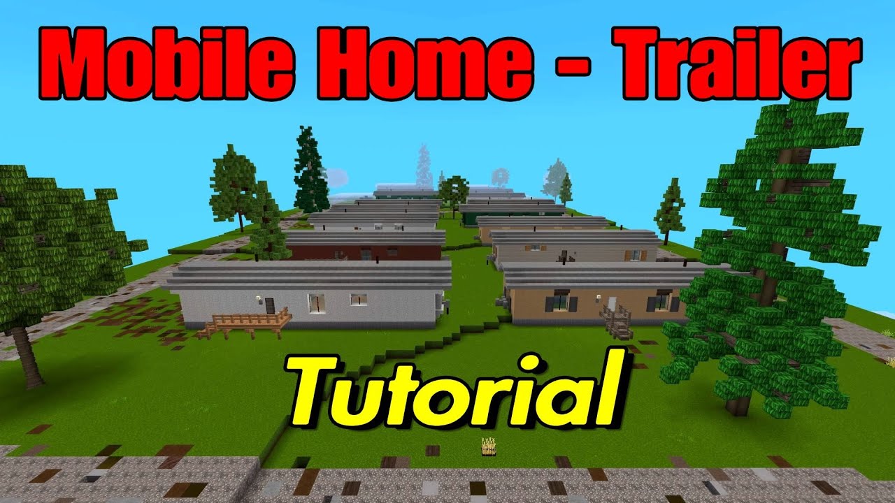 Minecraft Trailer Park Mobile Home Tutorial