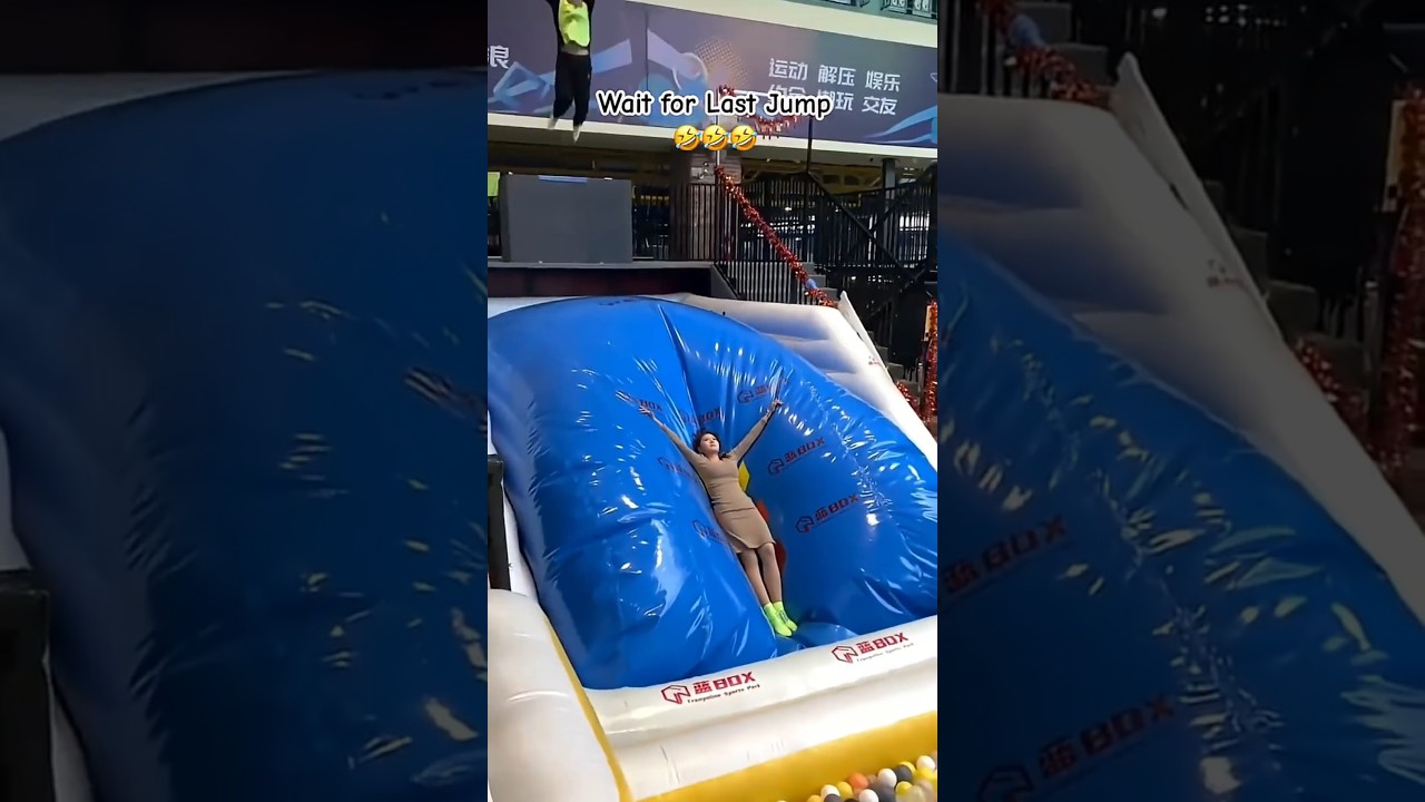 Airbag Trampoline Jump Games Viral Video part 2 