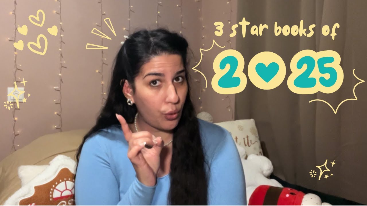 3 star books of 2025! │ Βιβλια του 2025 που τα βαθμολογησα με 3 αστερια!