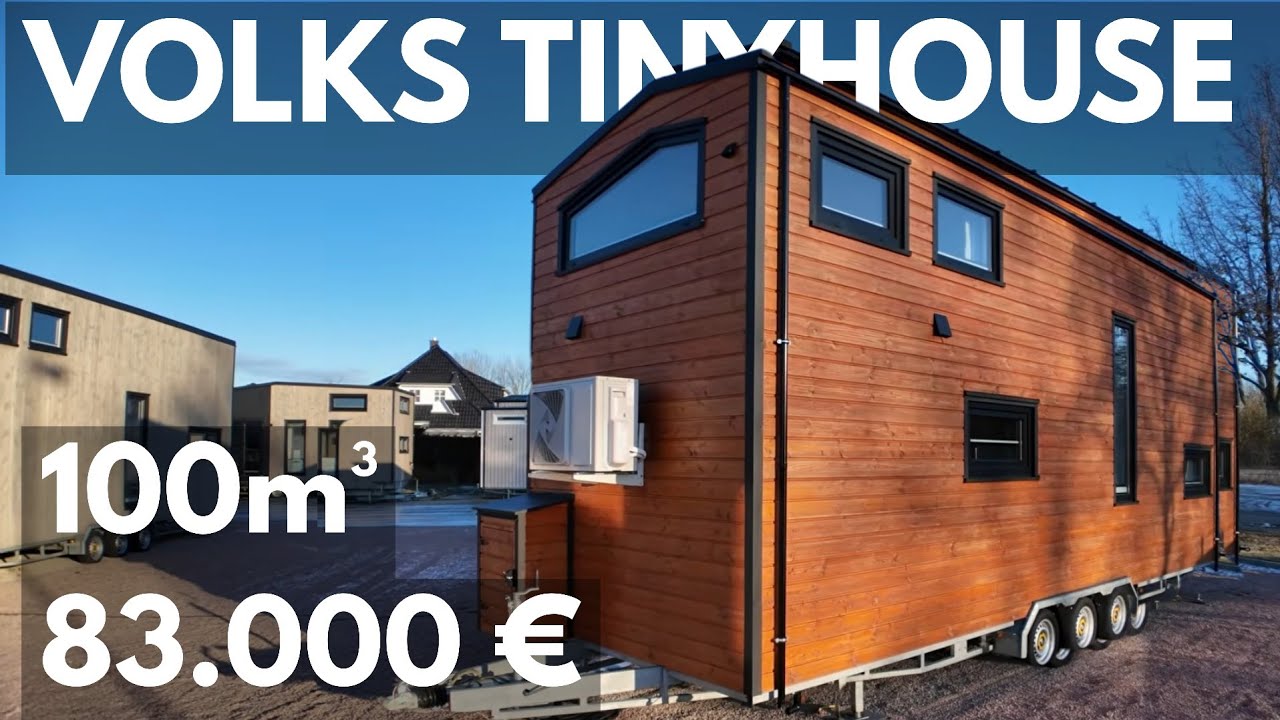 83.408 € VOLKS TINYHOUSE  2026 Neuheiten Mobihouse Rosemary aus Rostock  Baugenehmigung fast überall