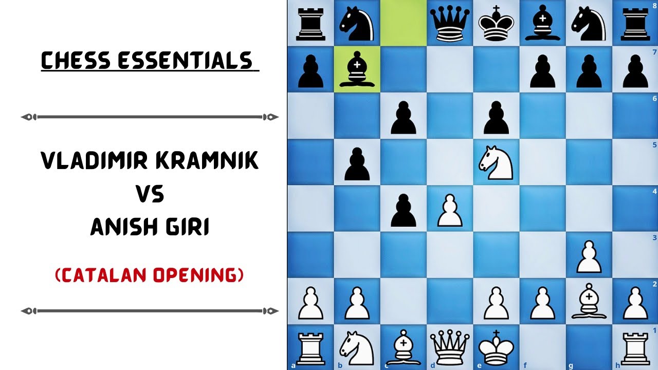 Vladimir kramnik vs Anish giri || Catalan opening